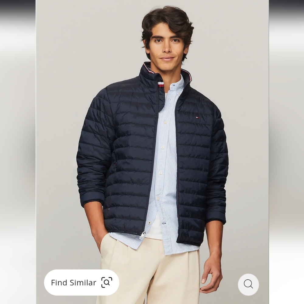 Tommy Hilfiger Recycled Packable Jacket- XXL